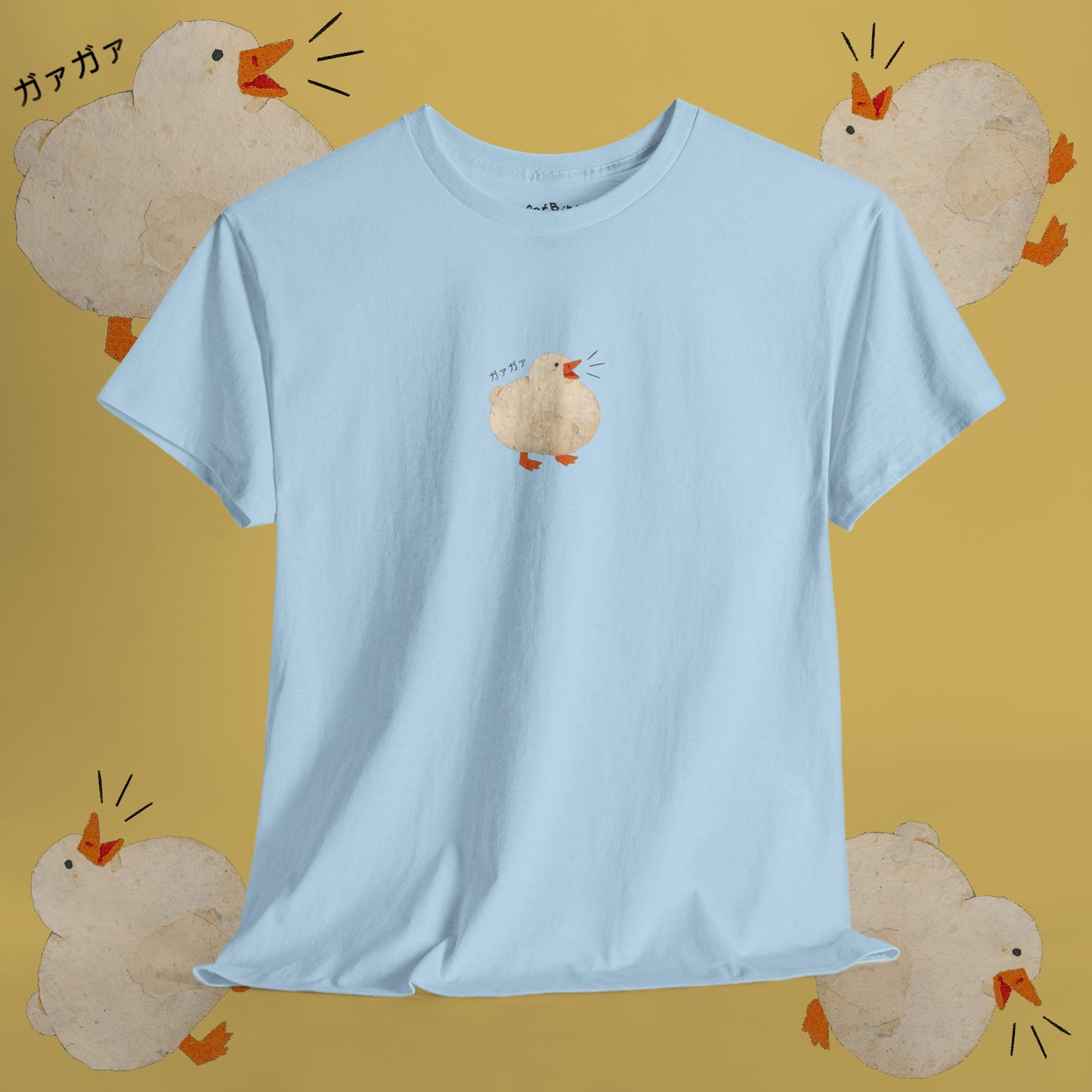 'japanese quack duck' ガアガア unisex graphic tshirt