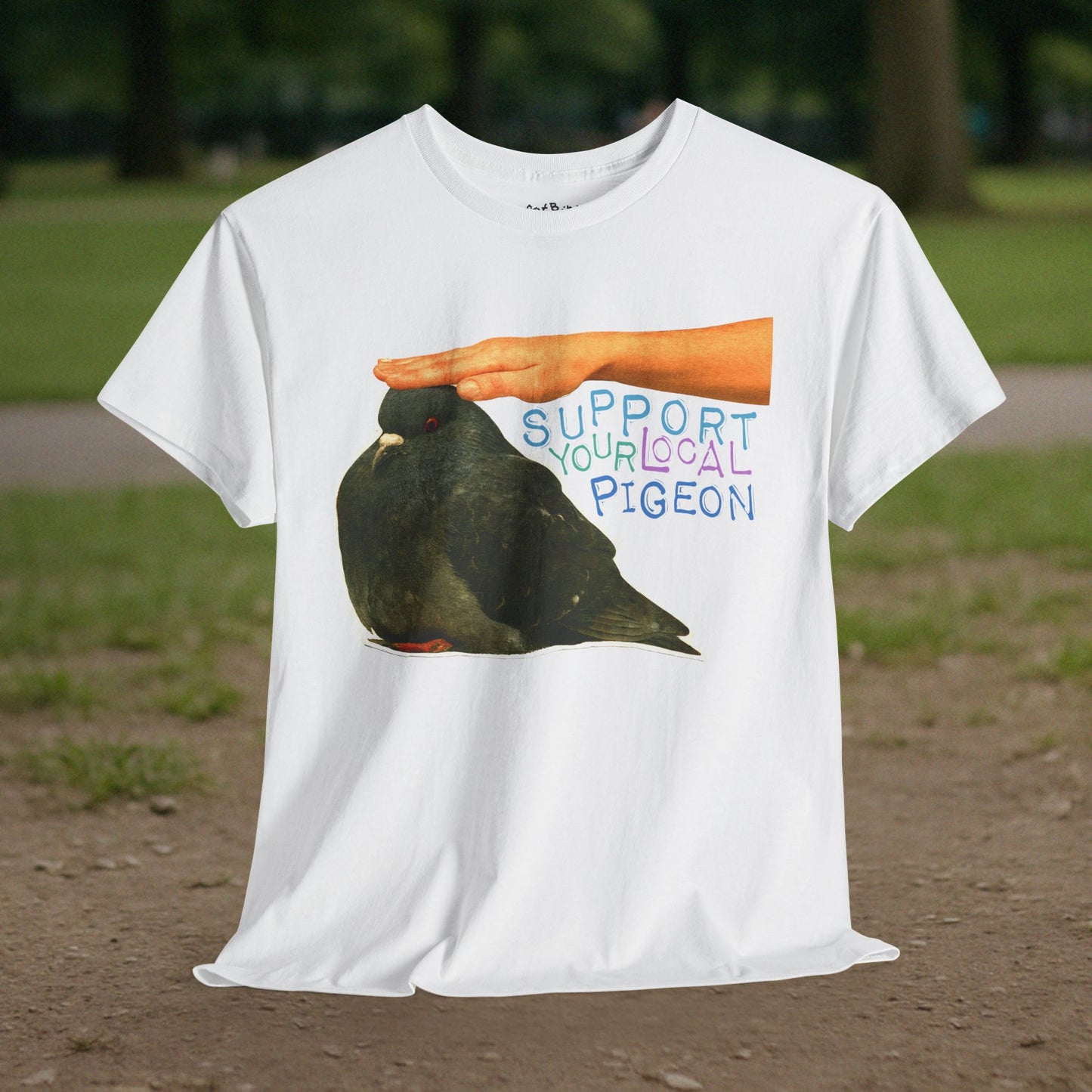 'support your local pigeon' unisex graphic tshirt