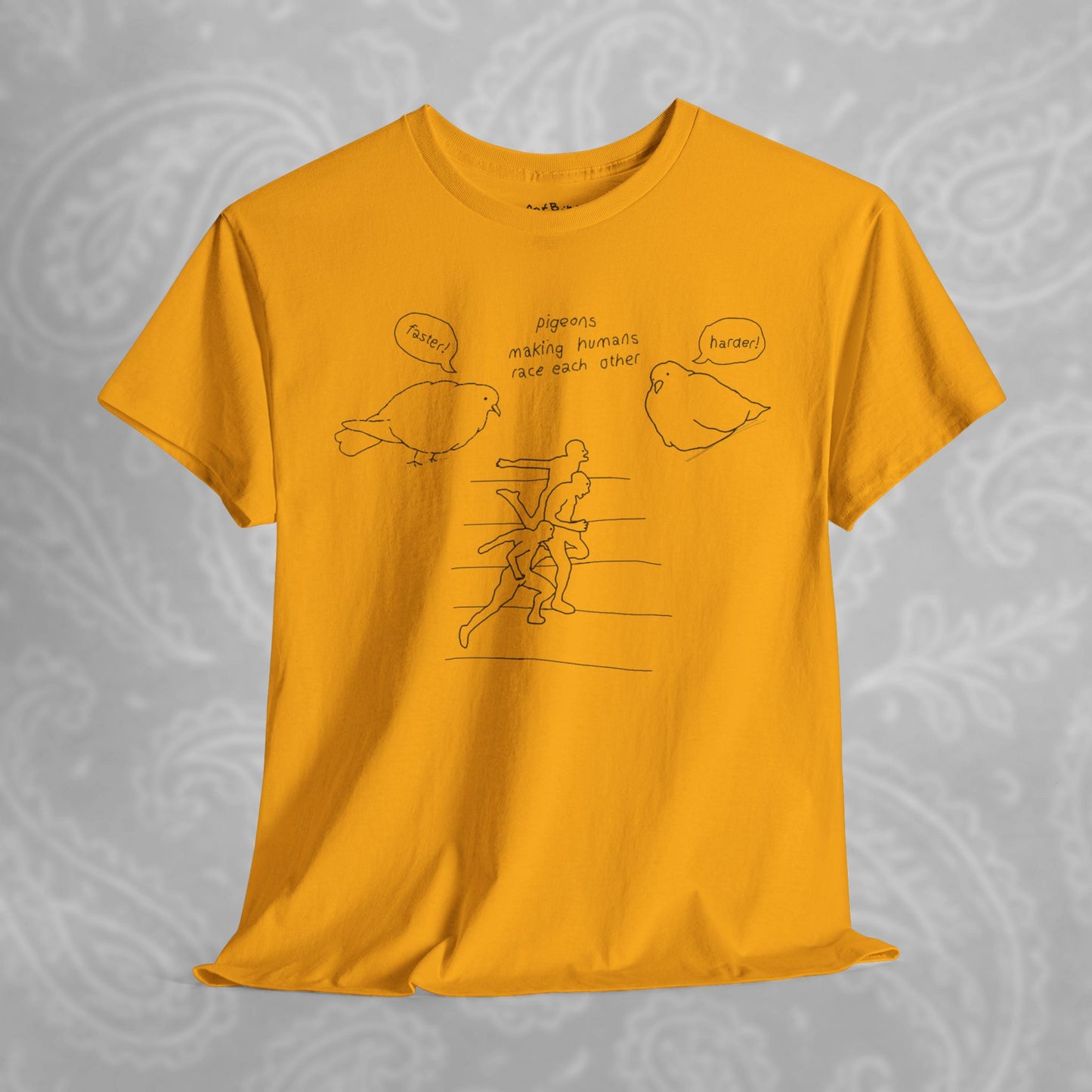 'making humans race each other' unisex graphic tshirt
