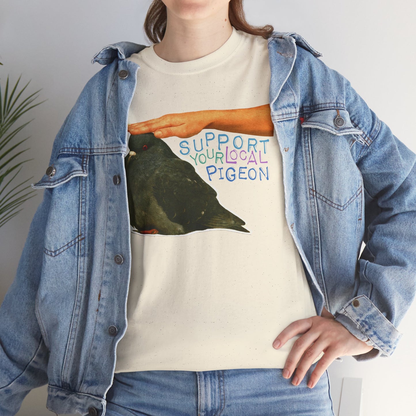 'support your local pigeon' unisex graphic tshirt