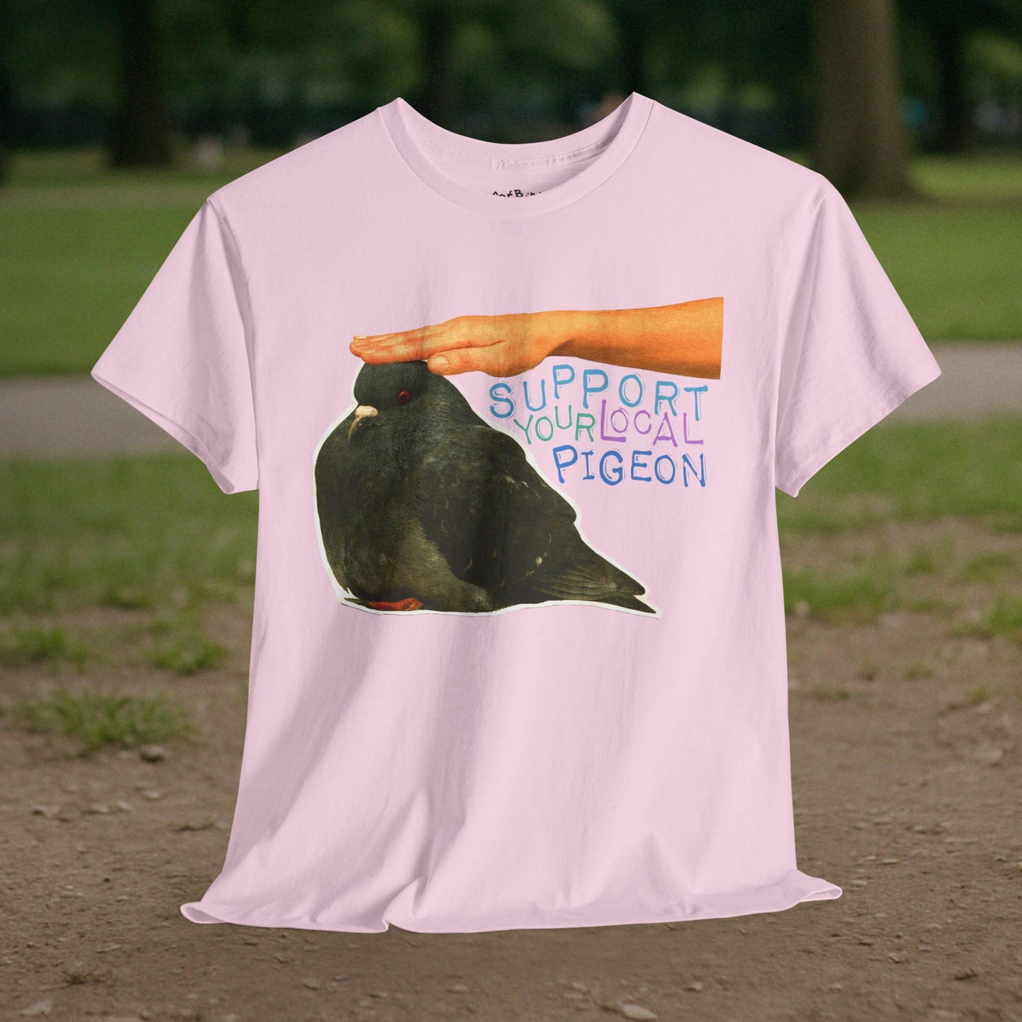 'support your local pigeon' unisex graphic tshirt