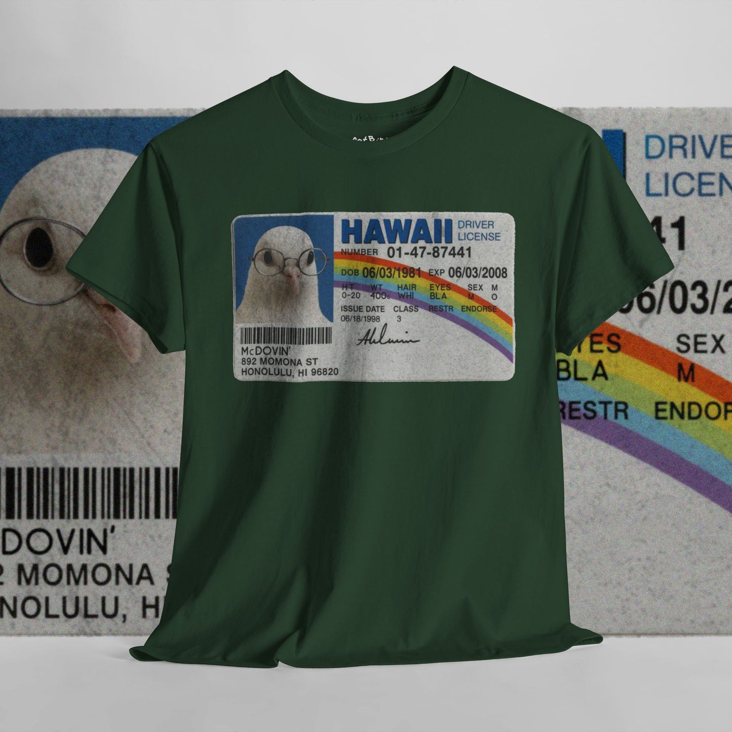 Superbird starring McDovin' unisex graphic tshirt