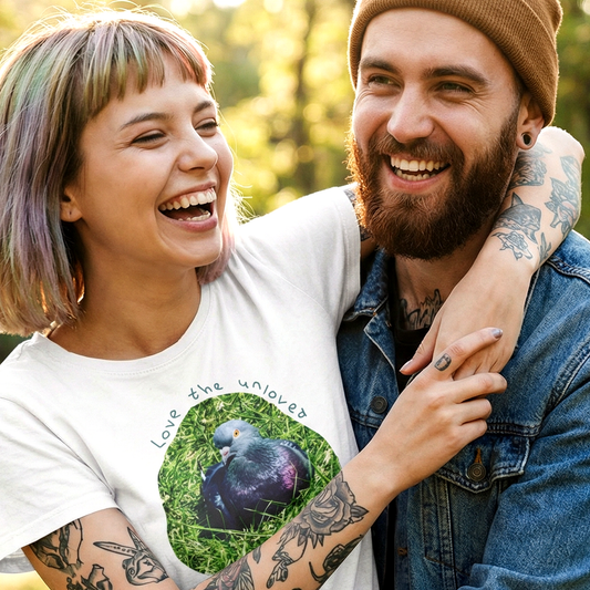 love the unloved pigeon tshirt