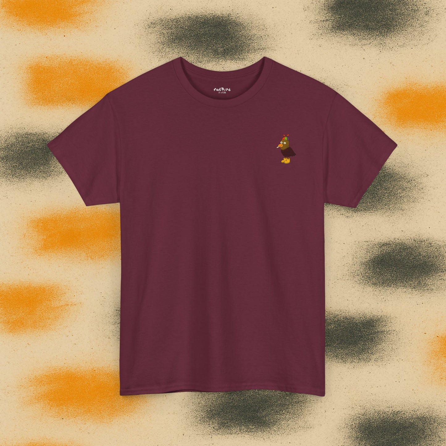 smoking pigeon tshirt [left]