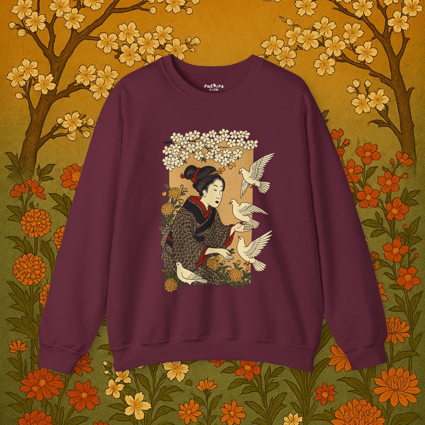 a dove is a pigeon sweatshirt 鳩はハトである