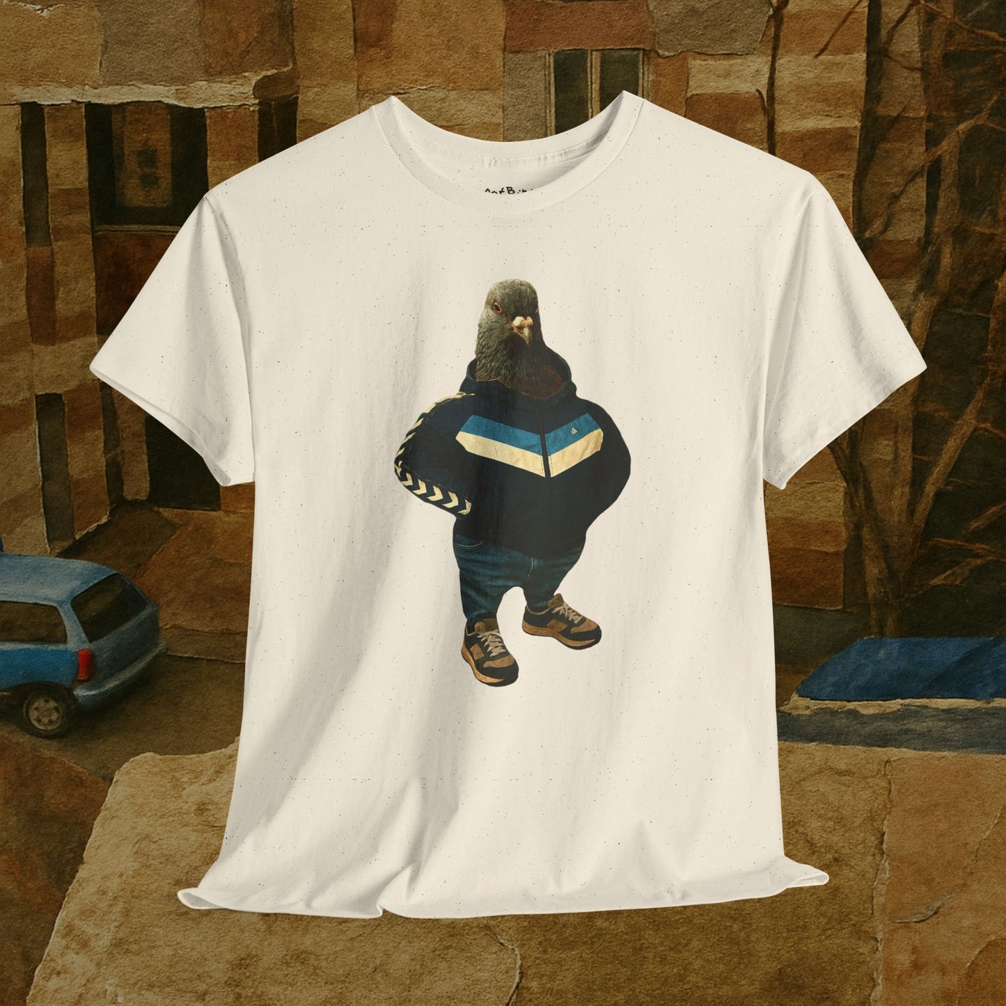 tracksuit pigeon tshirt [full center]