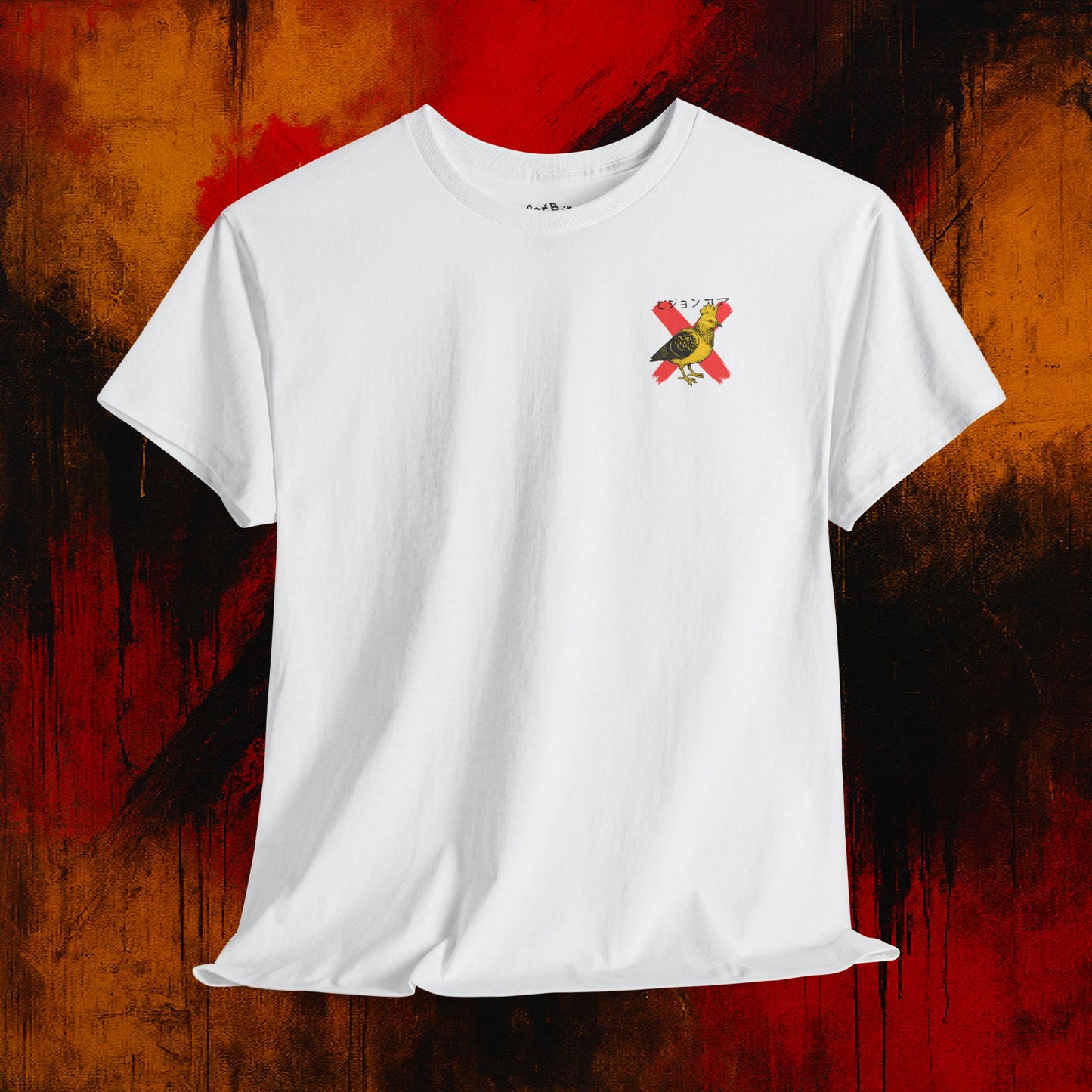 pigeoncore v2 tshirt [left]