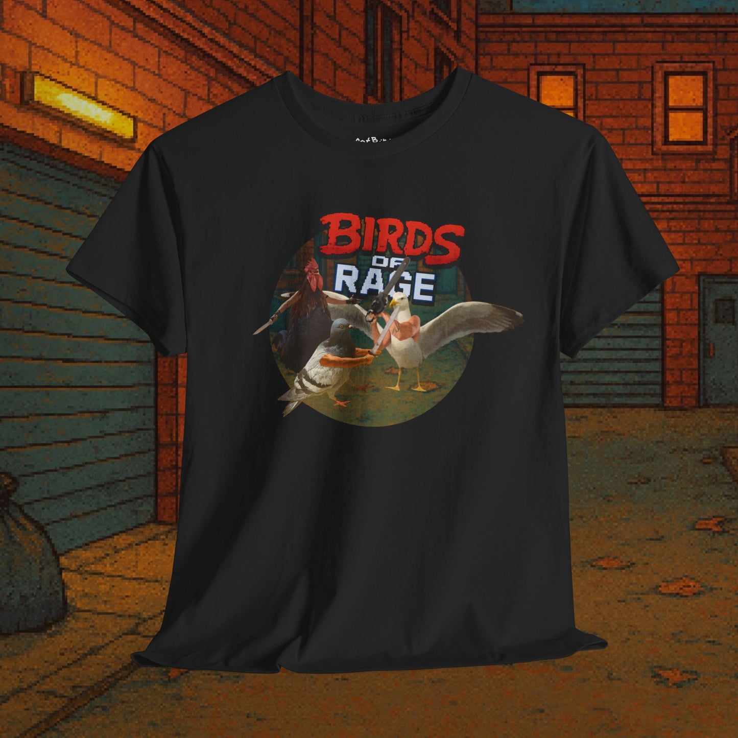 'birds of rage' unisex graphic tshirt