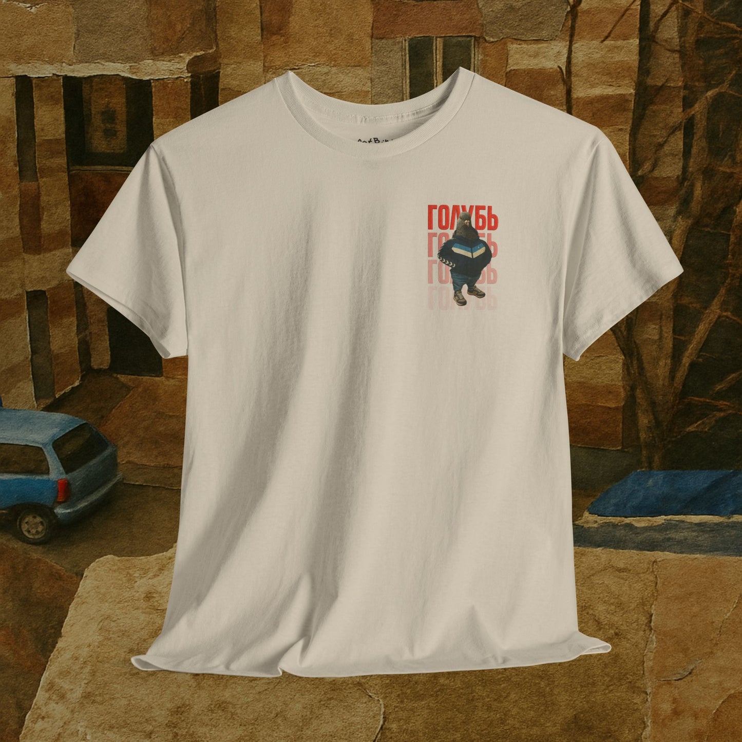 gopnik pigeon голубь tshirt [left]