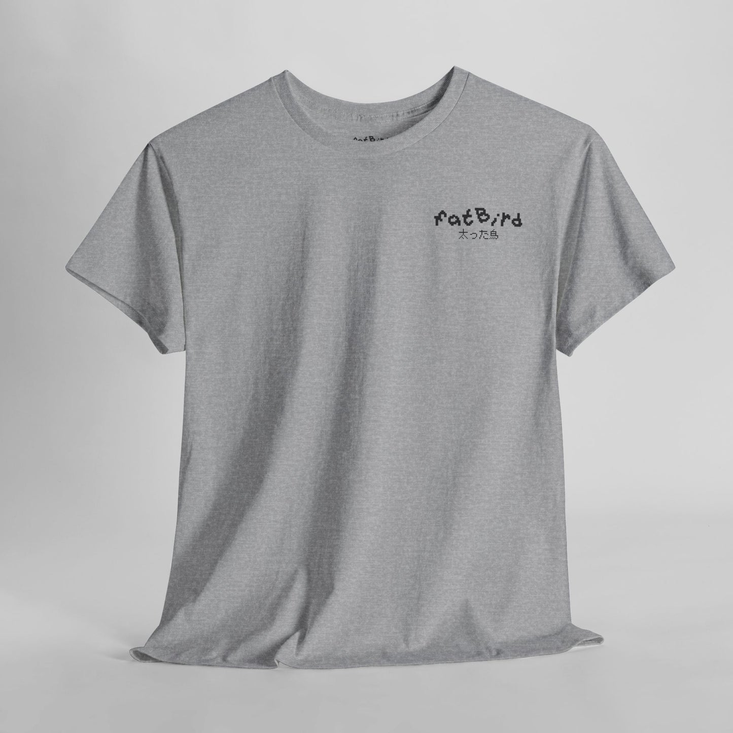 'fatBird signature' unisex graphic tshirt [left]