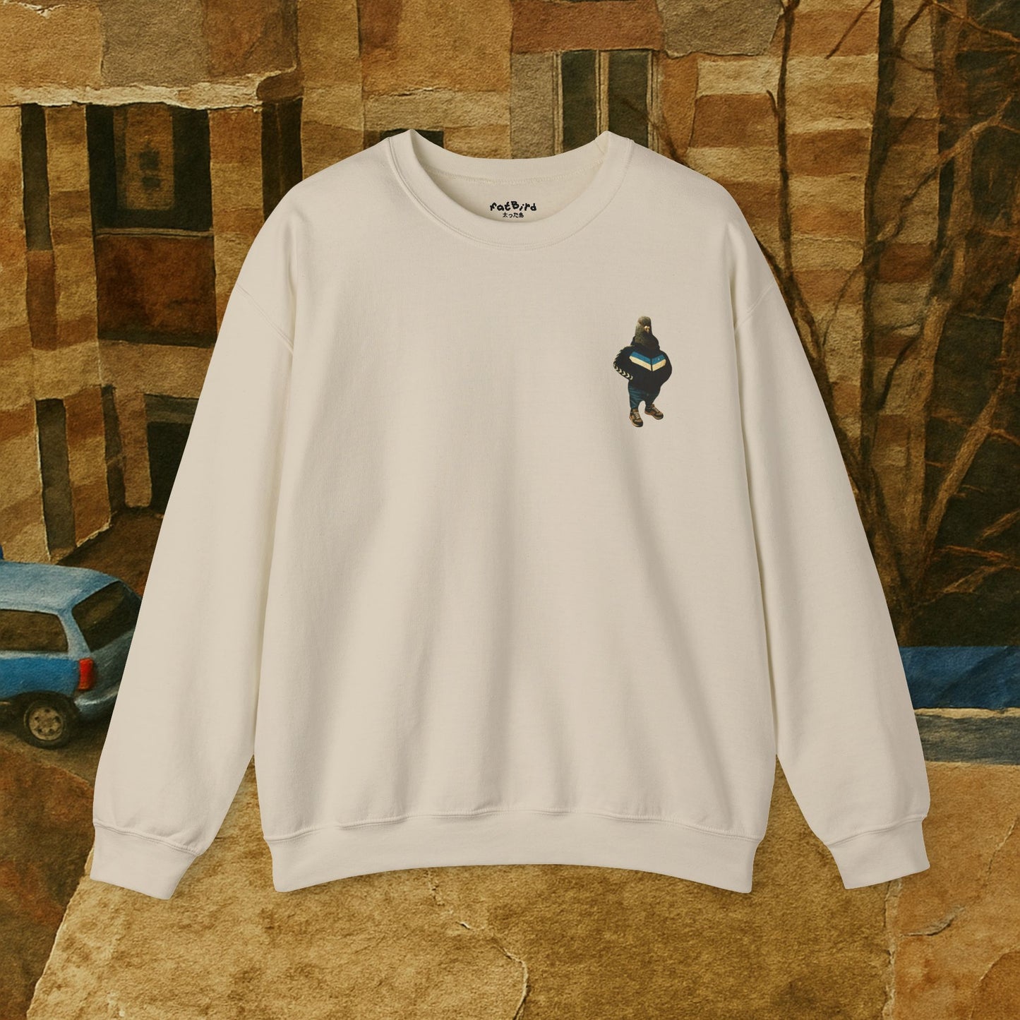 tracksuit pigeon sweatshirt [left]