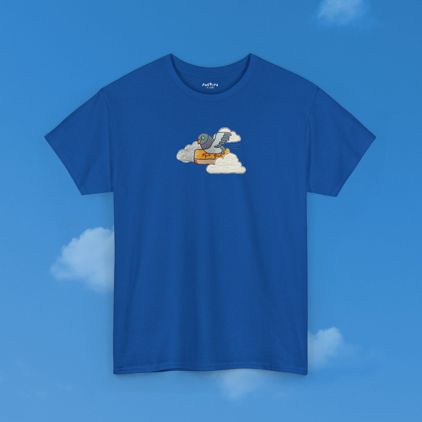 the 'go fast' pigeon tshirt