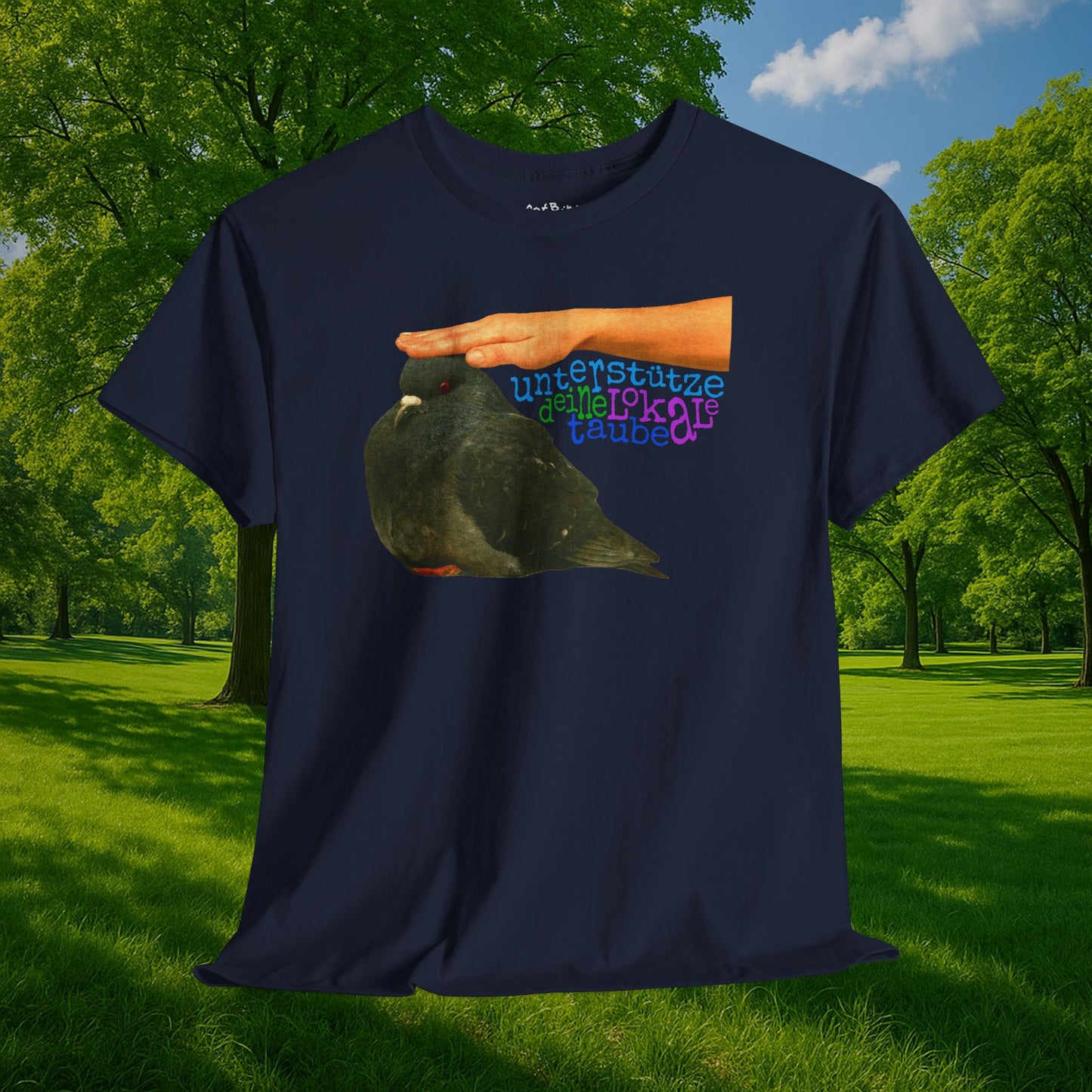 unterstütze deine lokale taube tshirt