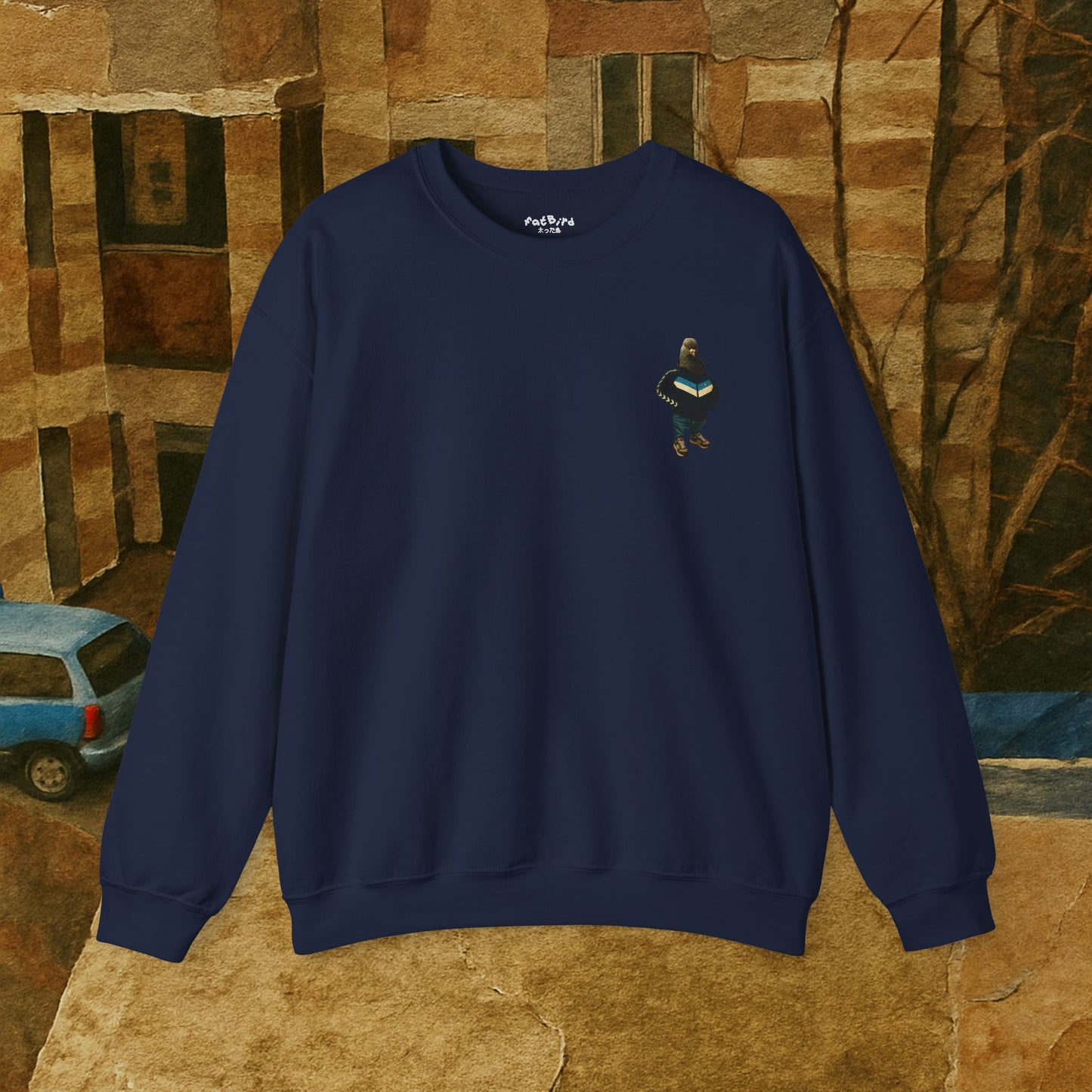 tracksuit pigeon sweatshirt [left]