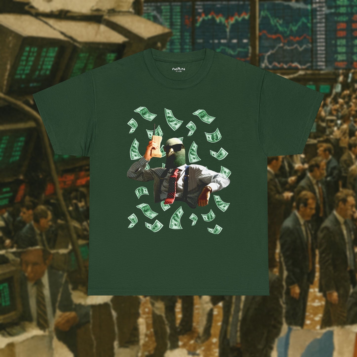 pigeon rich tshirt [front design]