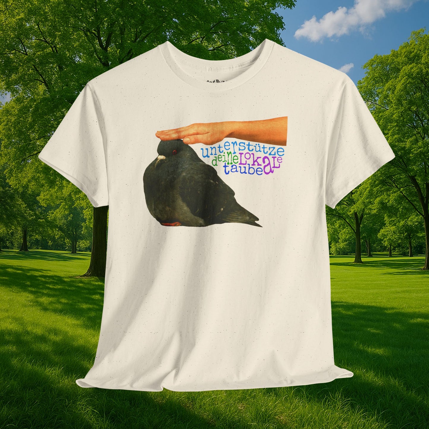 unterstütze deine lokale taube tshirt