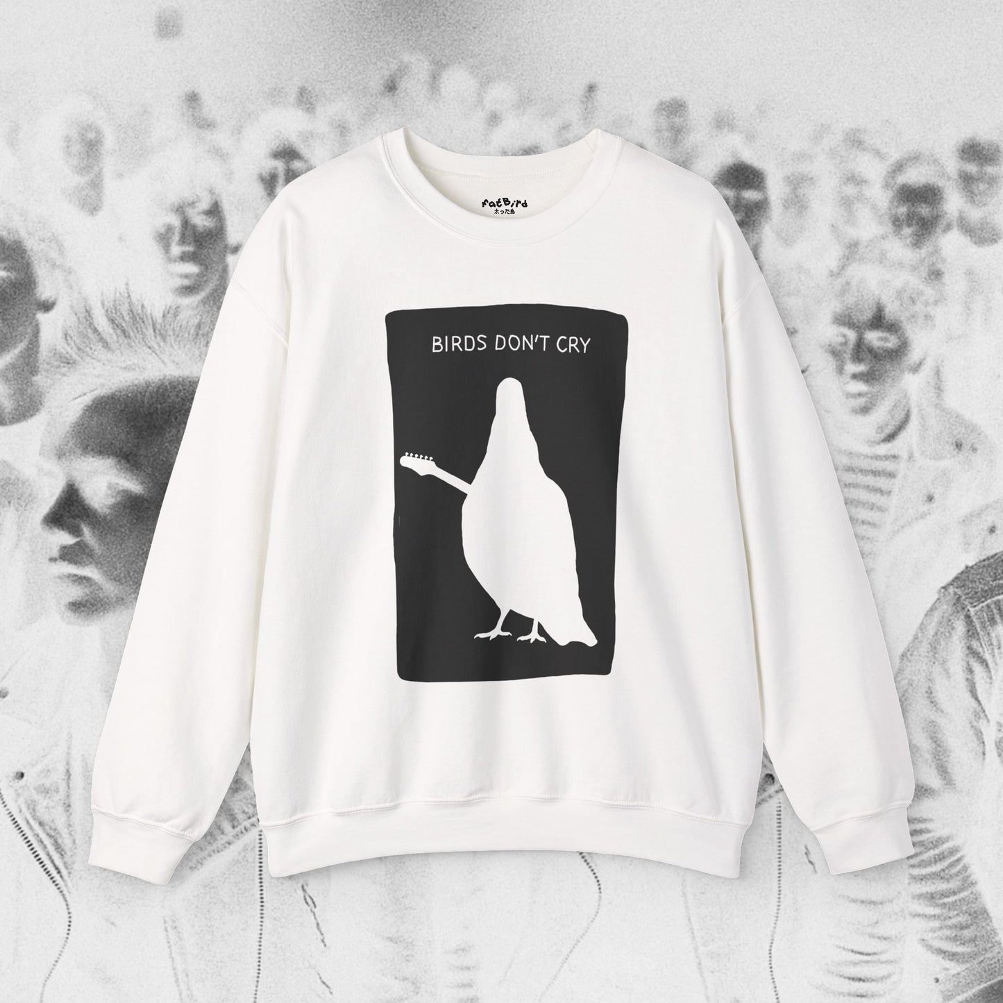 'birds dont cry' pigeon sweatshirt