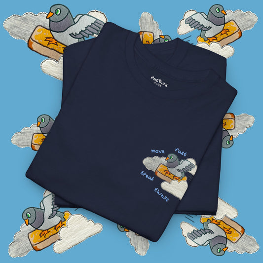 「Move Fast Break Things」ユニセックスグラフィックTシャツ [左]