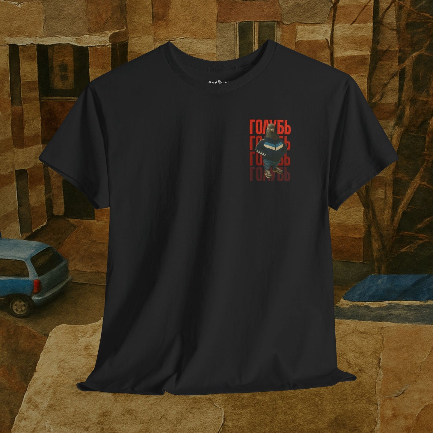 gopnik pigeon голубь tshirt [left]