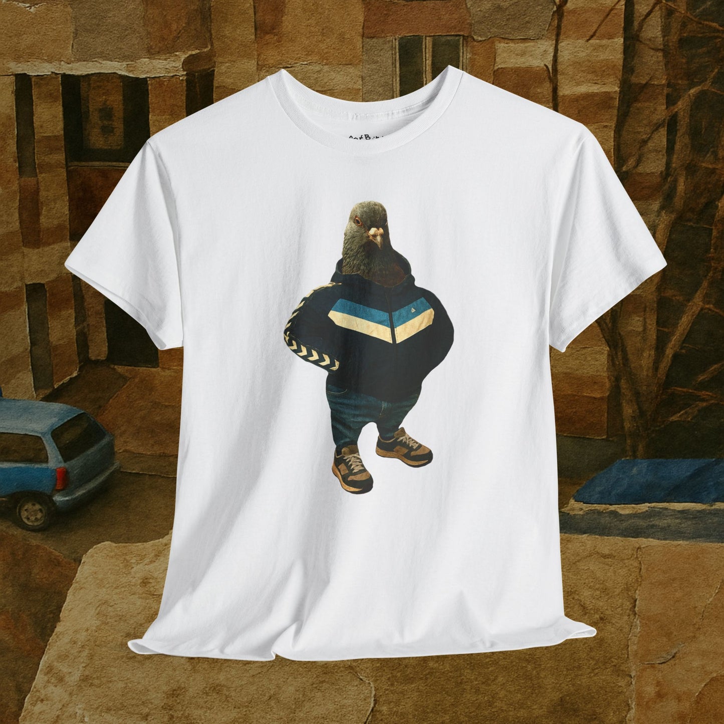tracksuit pigeon tshirt [full center]