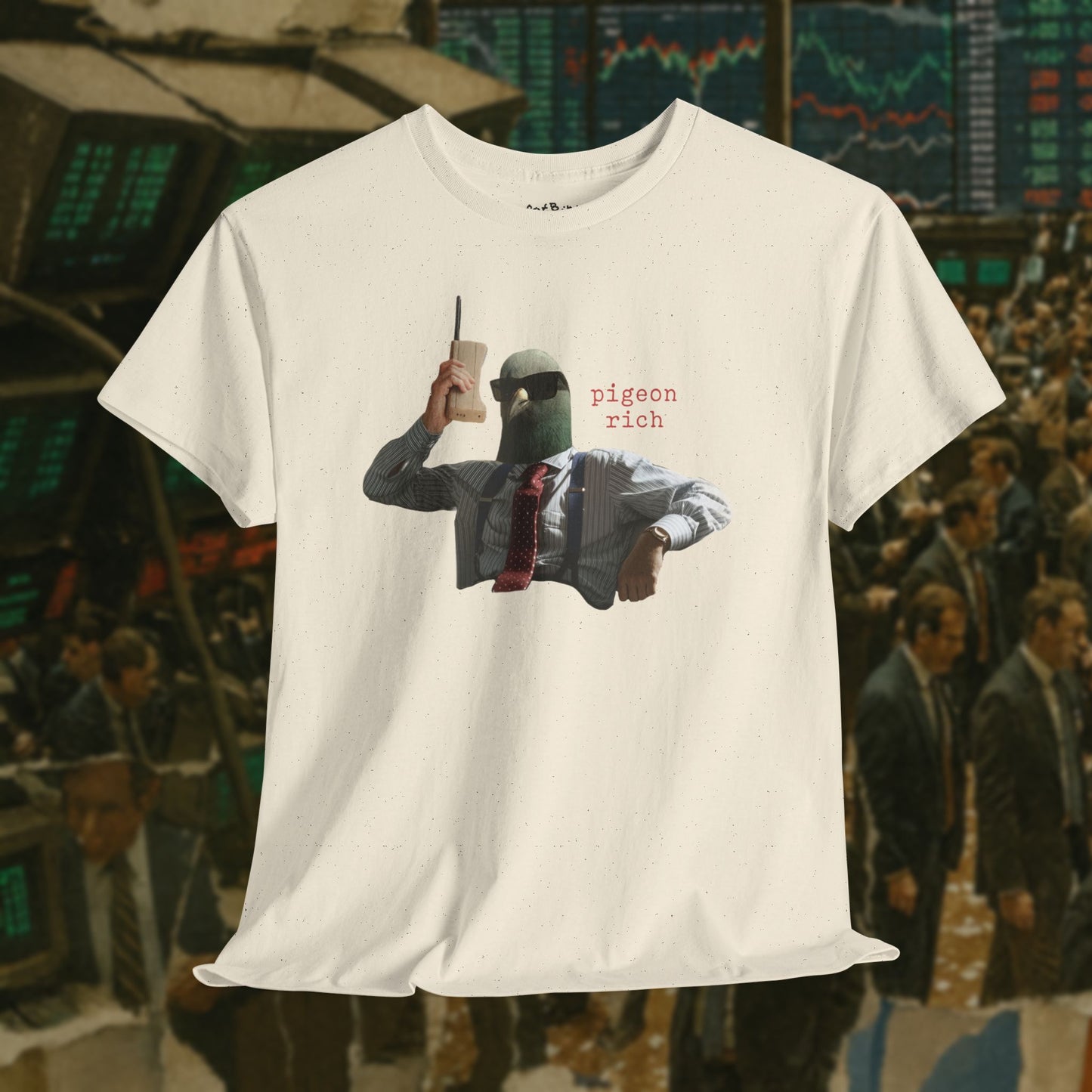 pigeon rich tshirt
