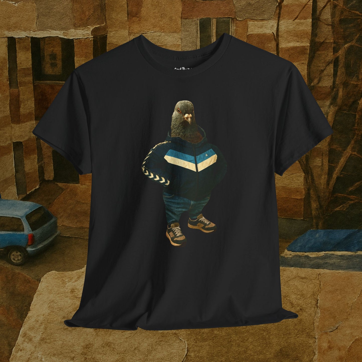tracksuit pigeon tshirt [full center]