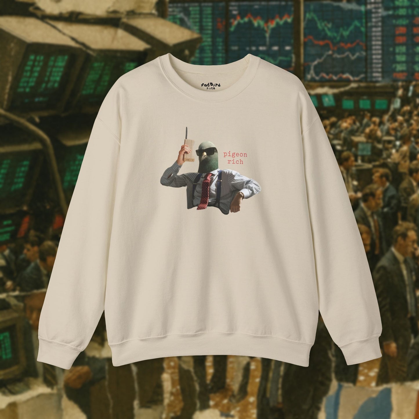 pigeon rich sweatshirt