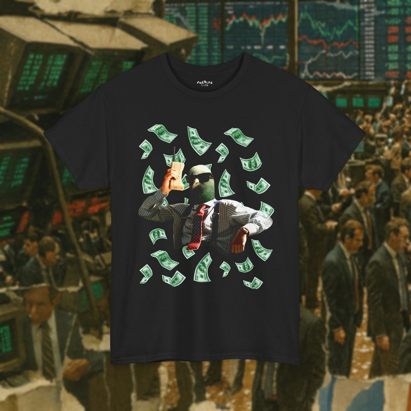 pigeon rich tshirt [front design]
