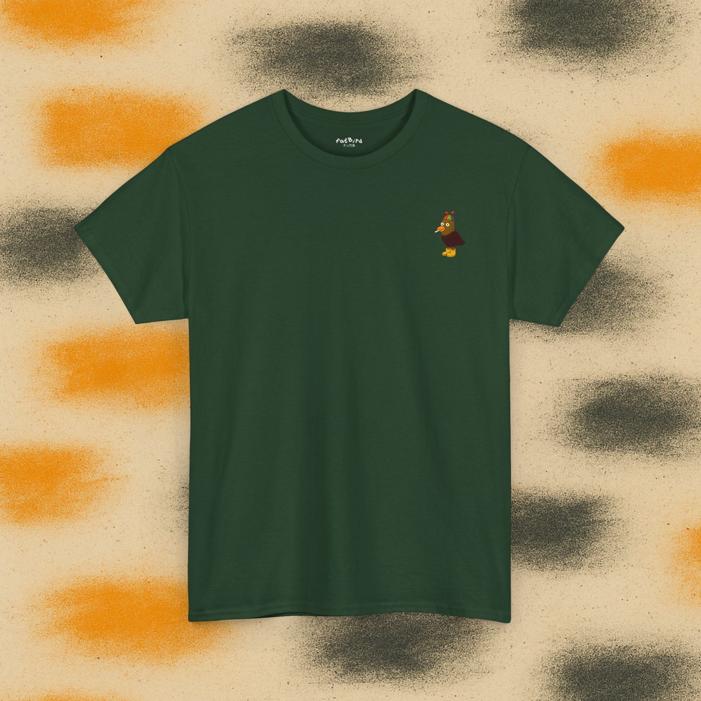 smoking pigeon tshirt [left]