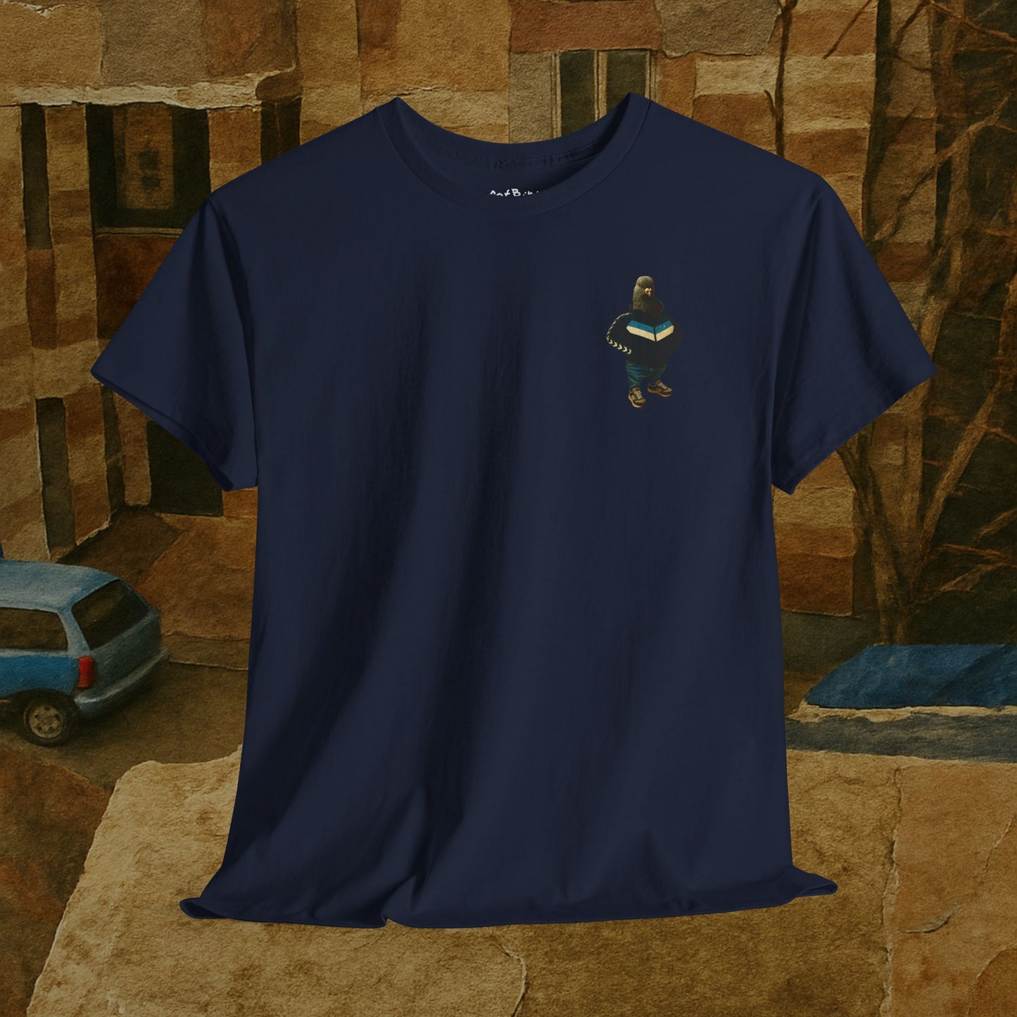 tracksuit pigeon tshirt [left]