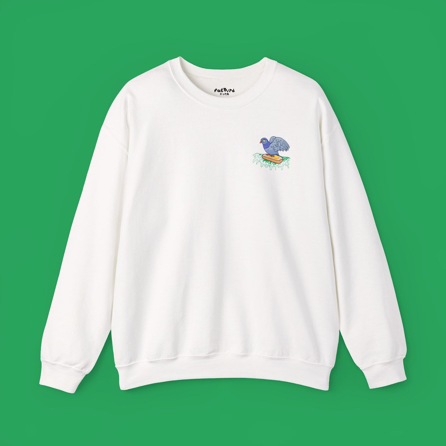 surfin bird on a mission sweatshirt [left]