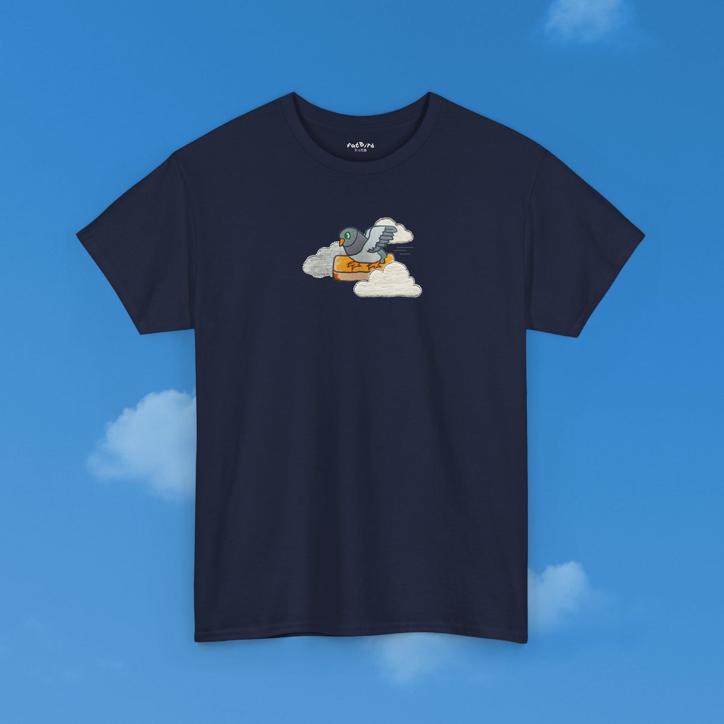 the 'go fast' pigeon tshirt