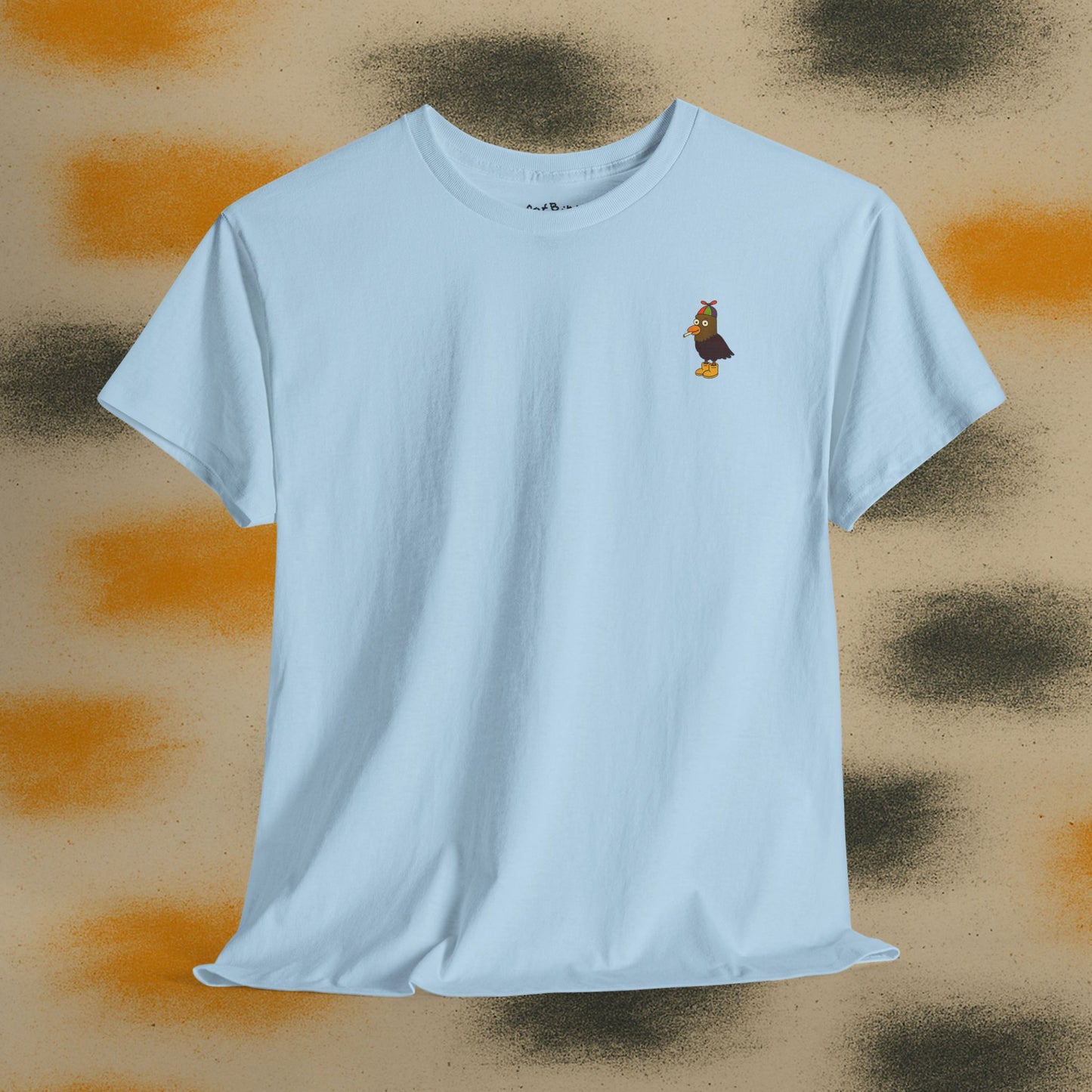 smoking pigeon tshirt [left]