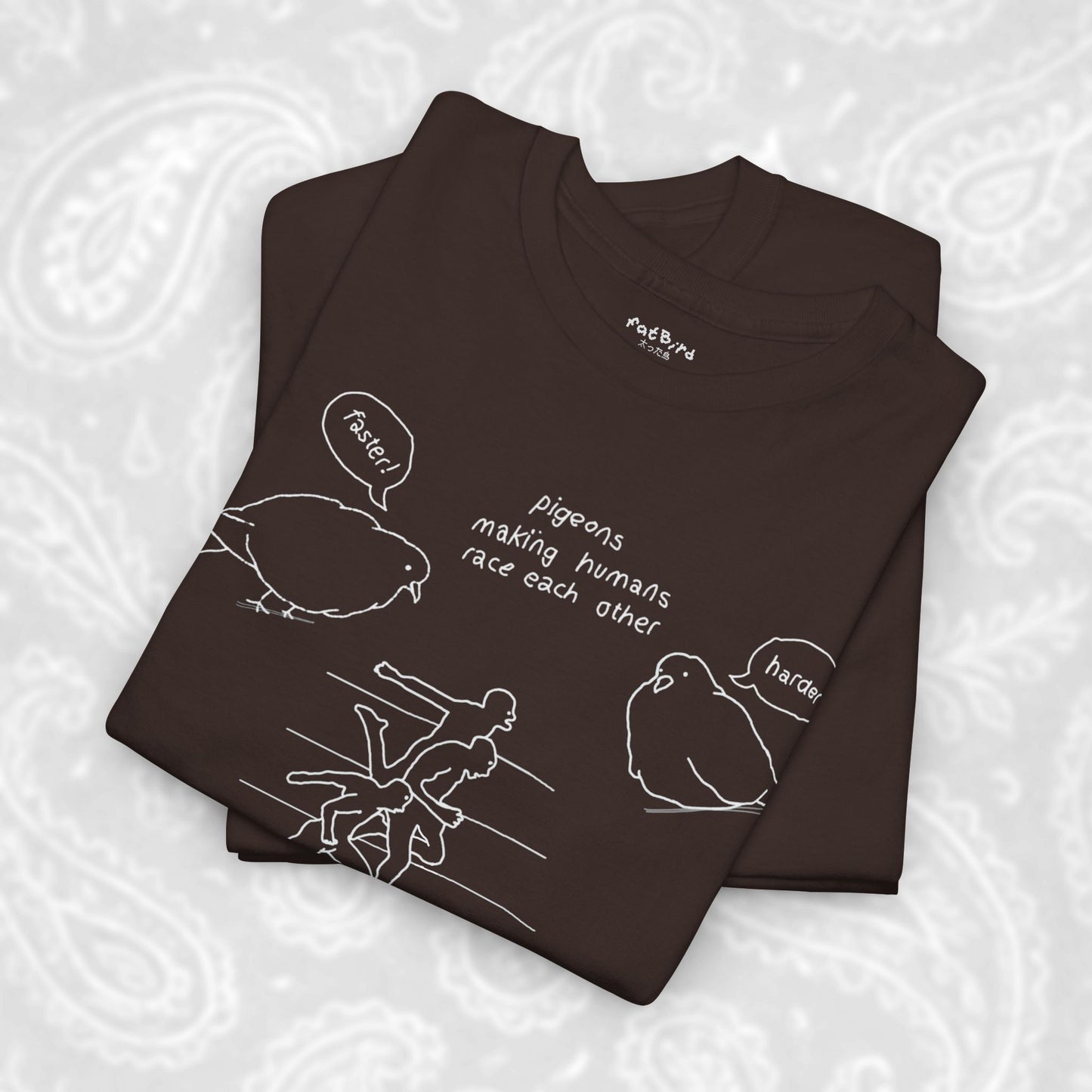 'making humans race each other' unisex graphic tshirt