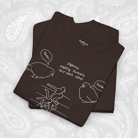 'making humans race each other' unisex graphic tshirt