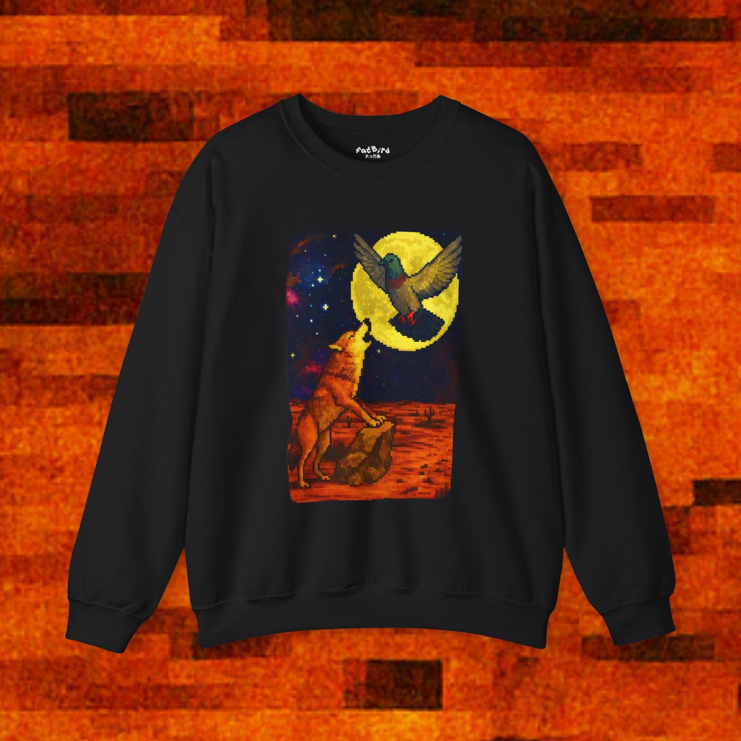 wolf pigeon sweatshirt