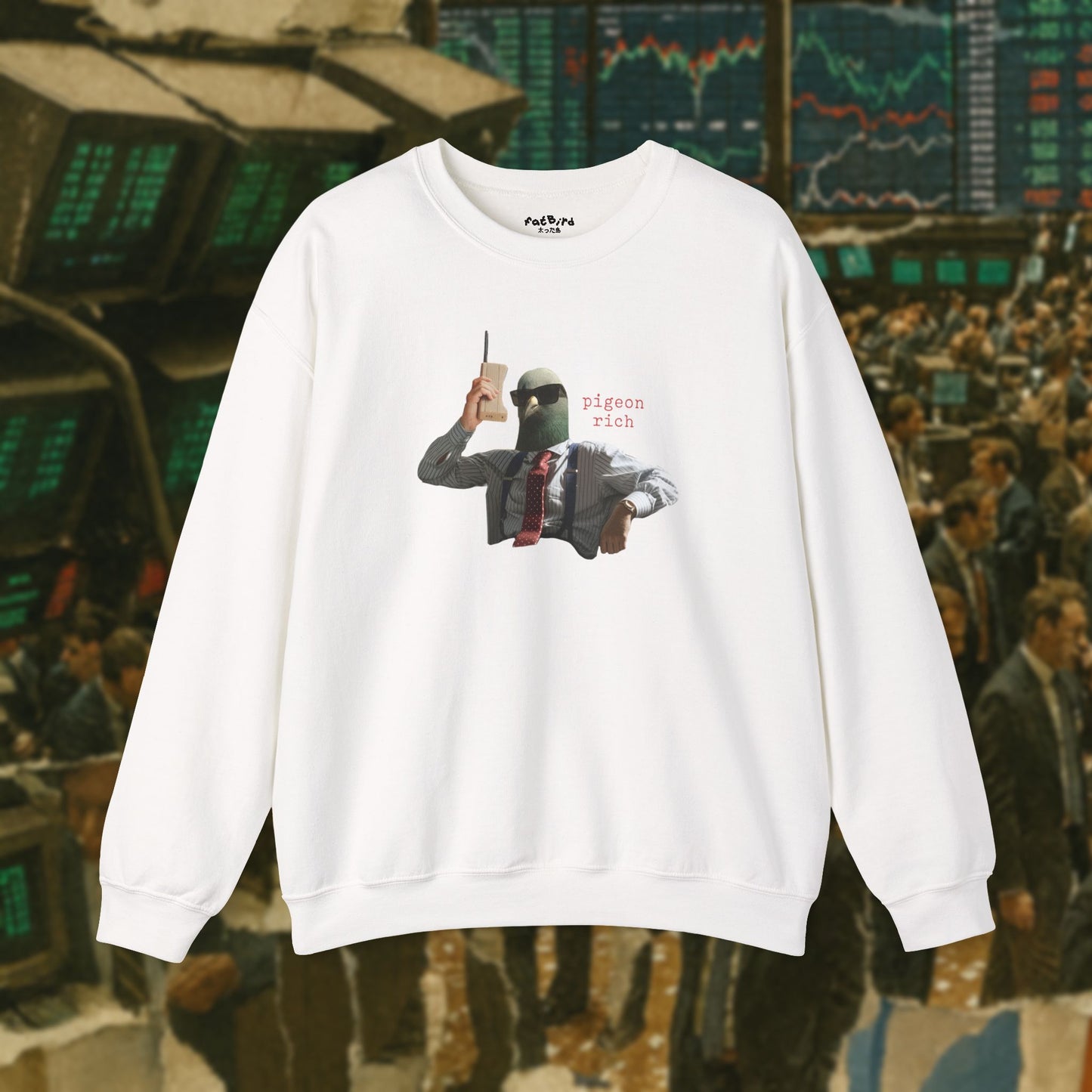 pigeon rich sweatshirt