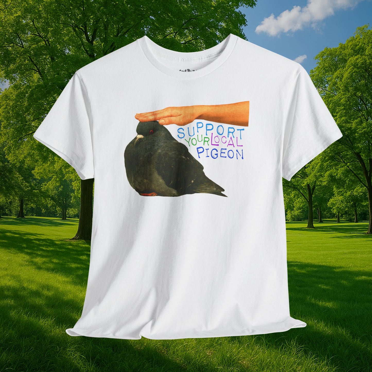 support your local pigeon tshirt