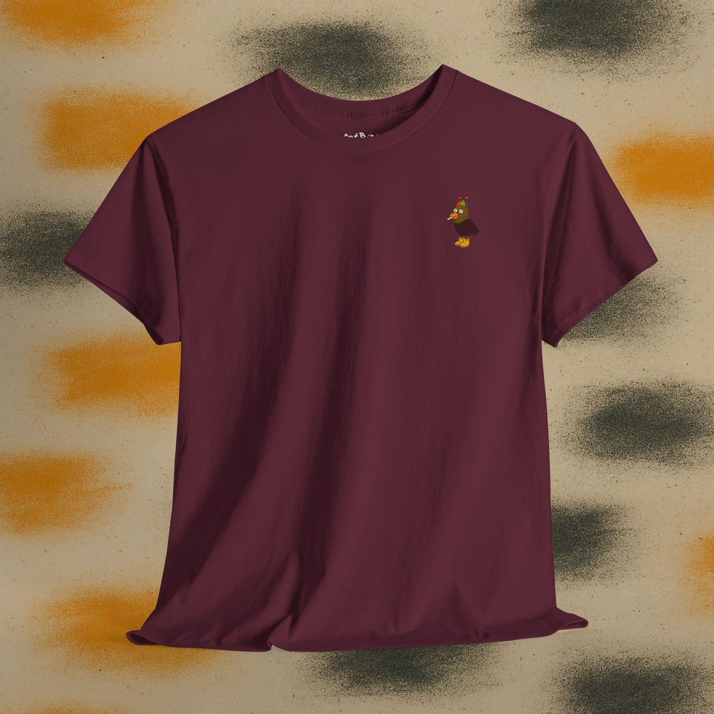 smoking pigeon tshirt [left]