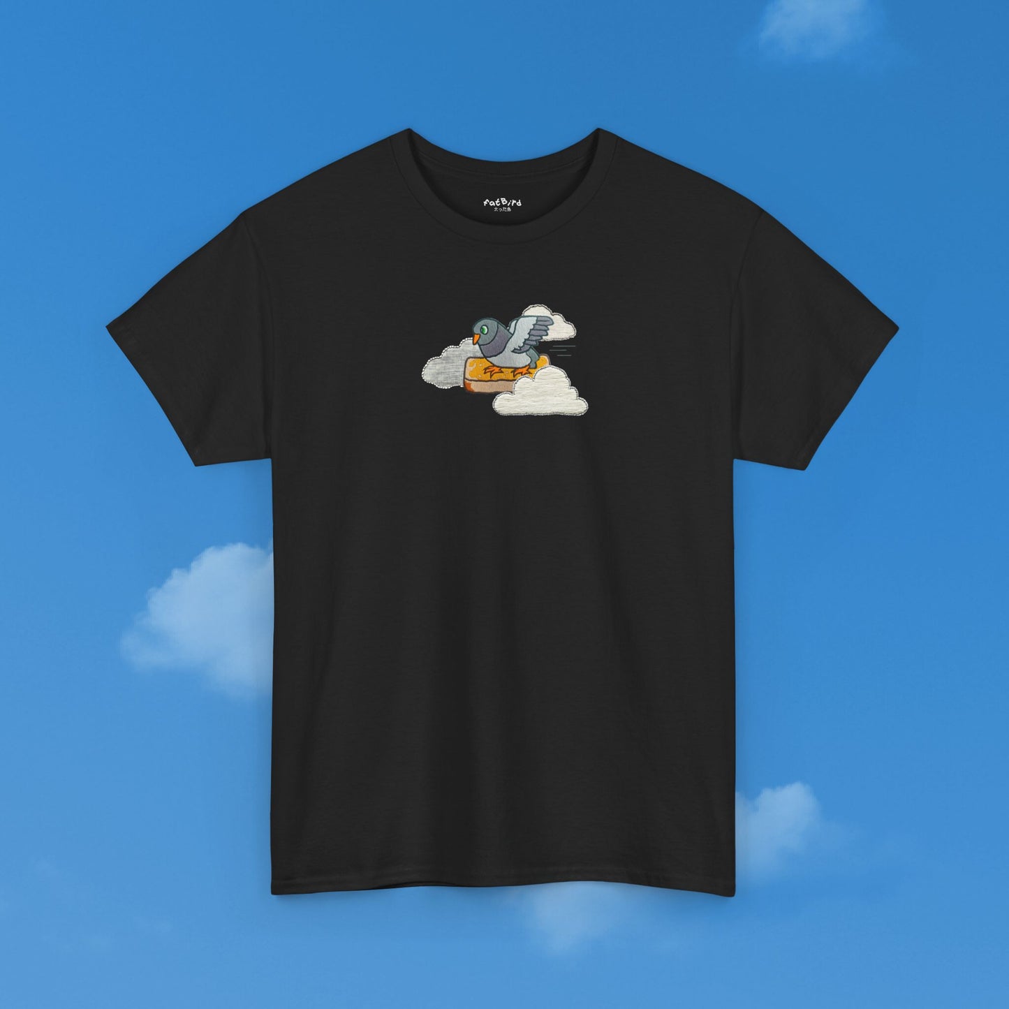 the 'go fast' pigeon tshirt