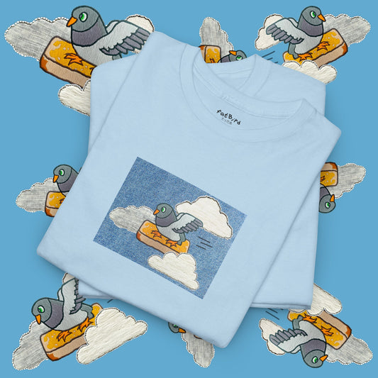 'go fast pigeon' unisex graphic tshirt