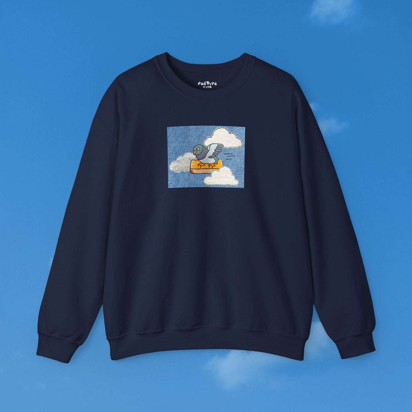 the 'go fast' pigeon v2 sweatshirt