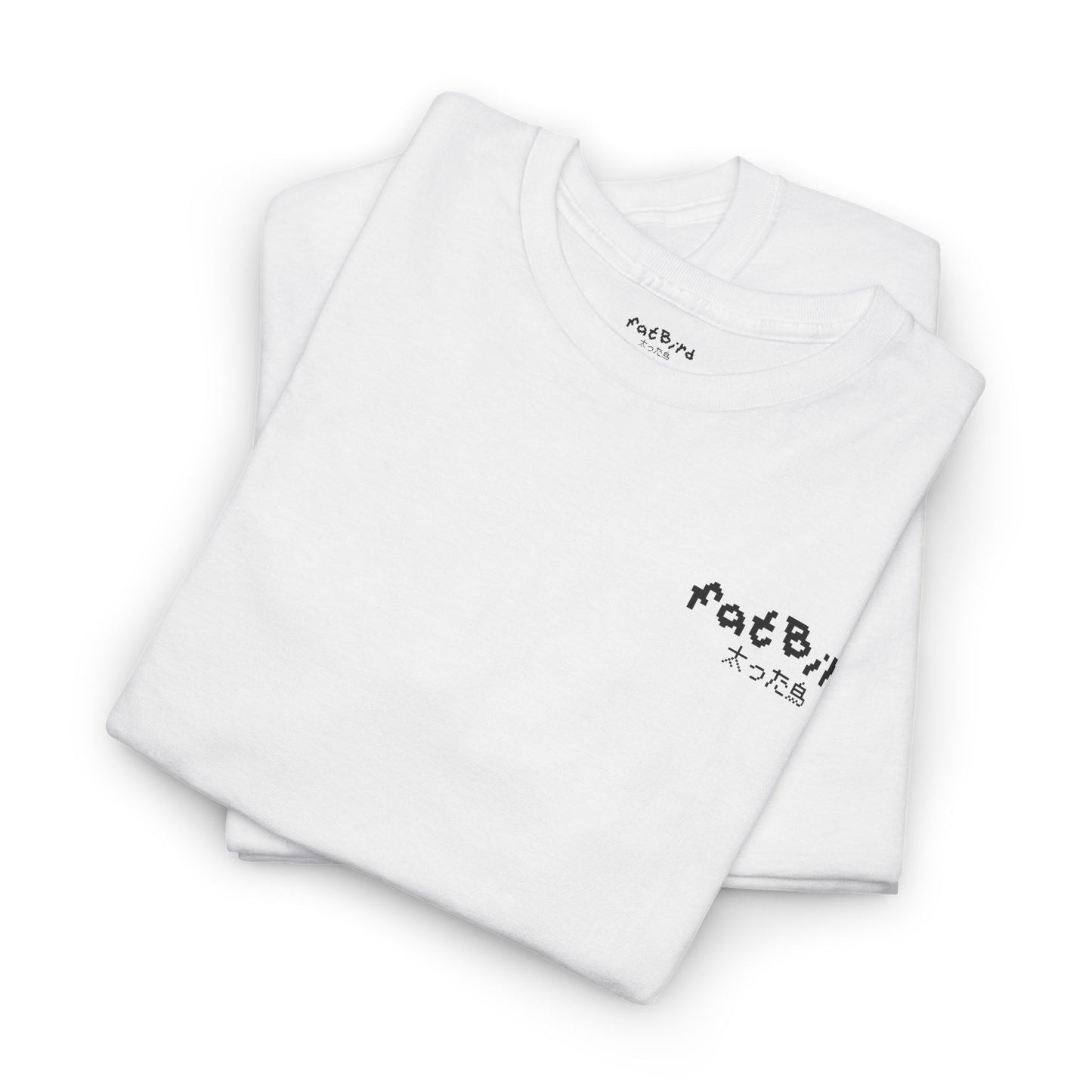 'fatBird signature' unisex graphic tshirt [left]