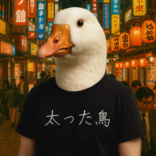 「fatBird」太った鳥 unisex graphic tshirt