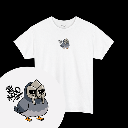 'mf coo' pigeon tshirt