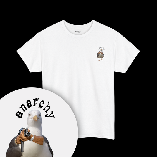 anarchy seagull tshirt [left]