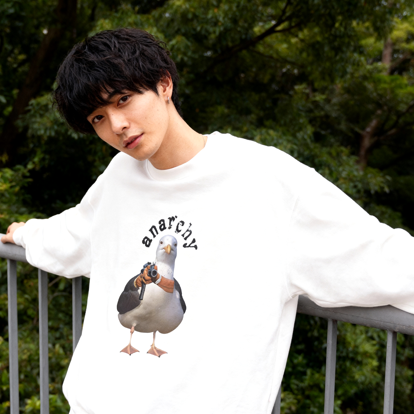 anarchy seagull sweatshirt