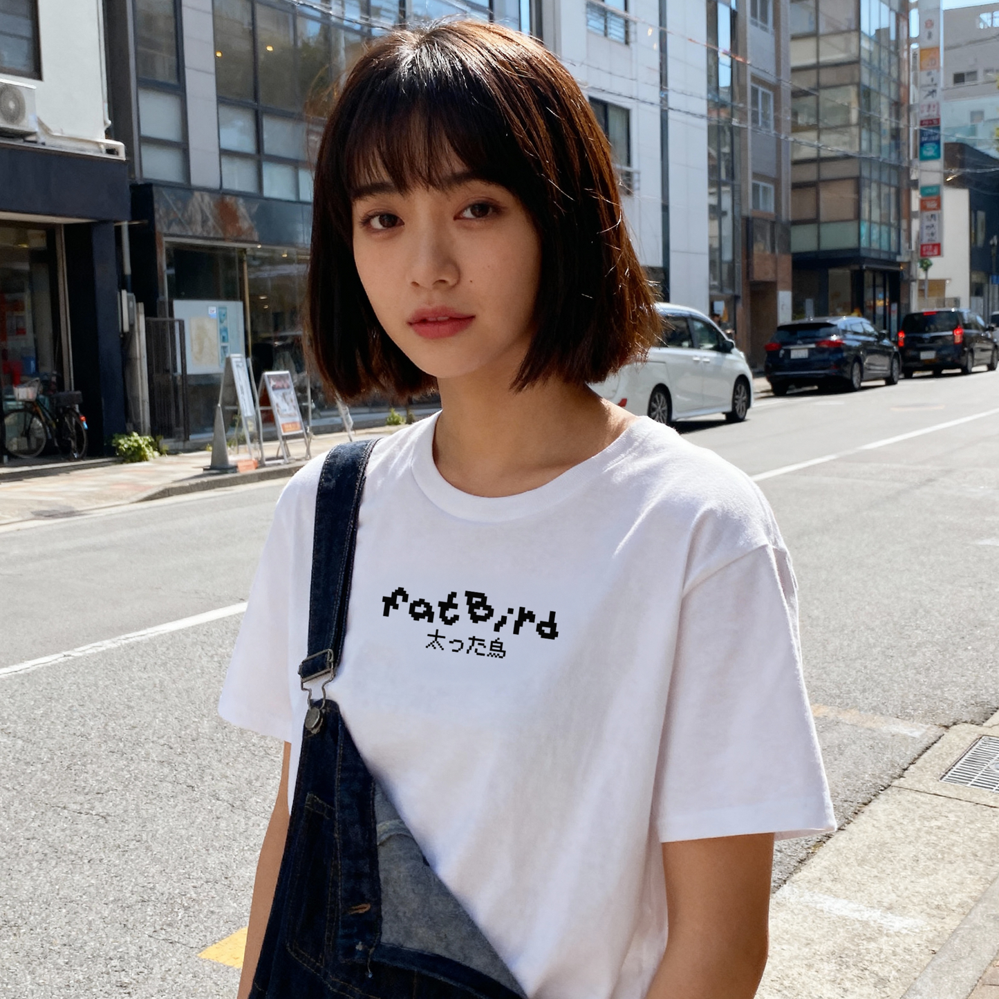 'fatBird' signature tshirt