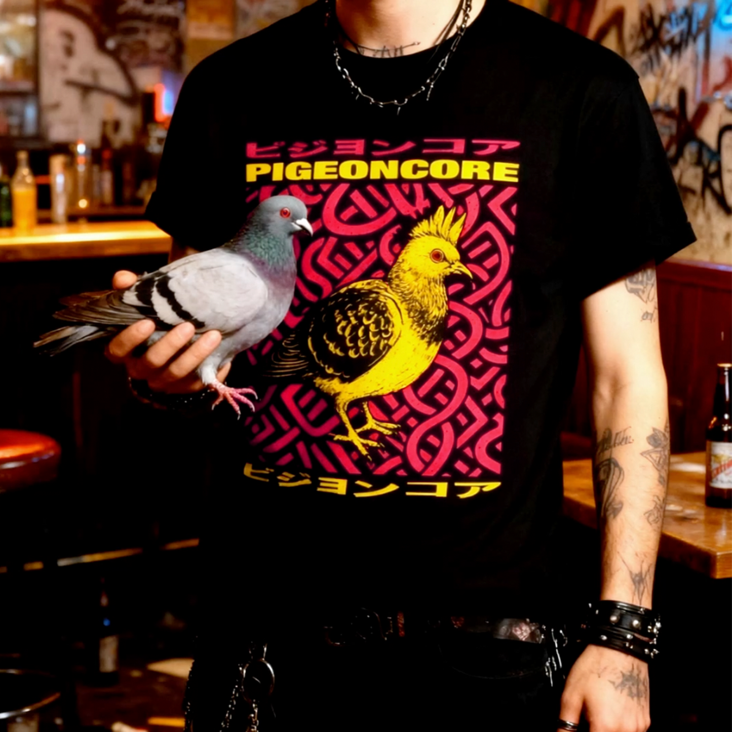 pigeoncore v1 tshirt