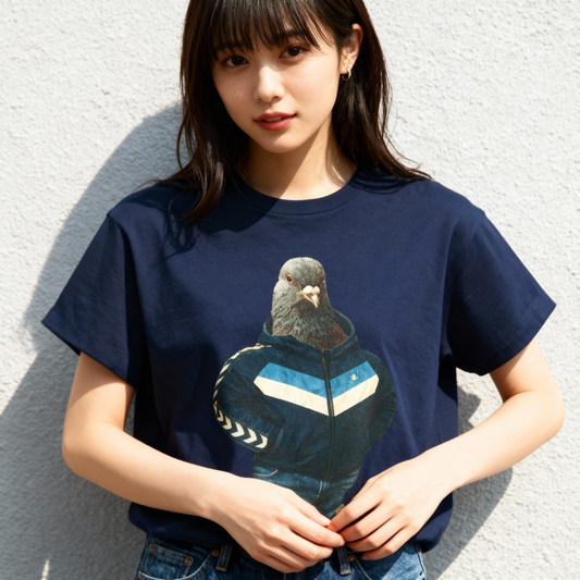 tracksuit pigeon tshirt [full center]